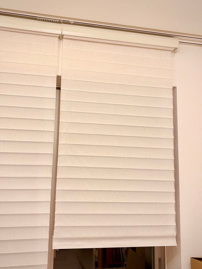 Yoolax 電動調光 スマートロールスクリーン（ベージュ）2個セット