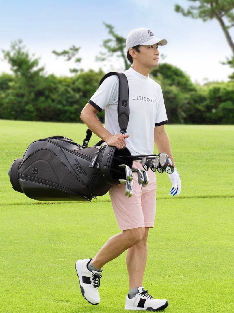 ブリヂストン ゴルフ キャディバッグ ブラック 軽量 新品未使用