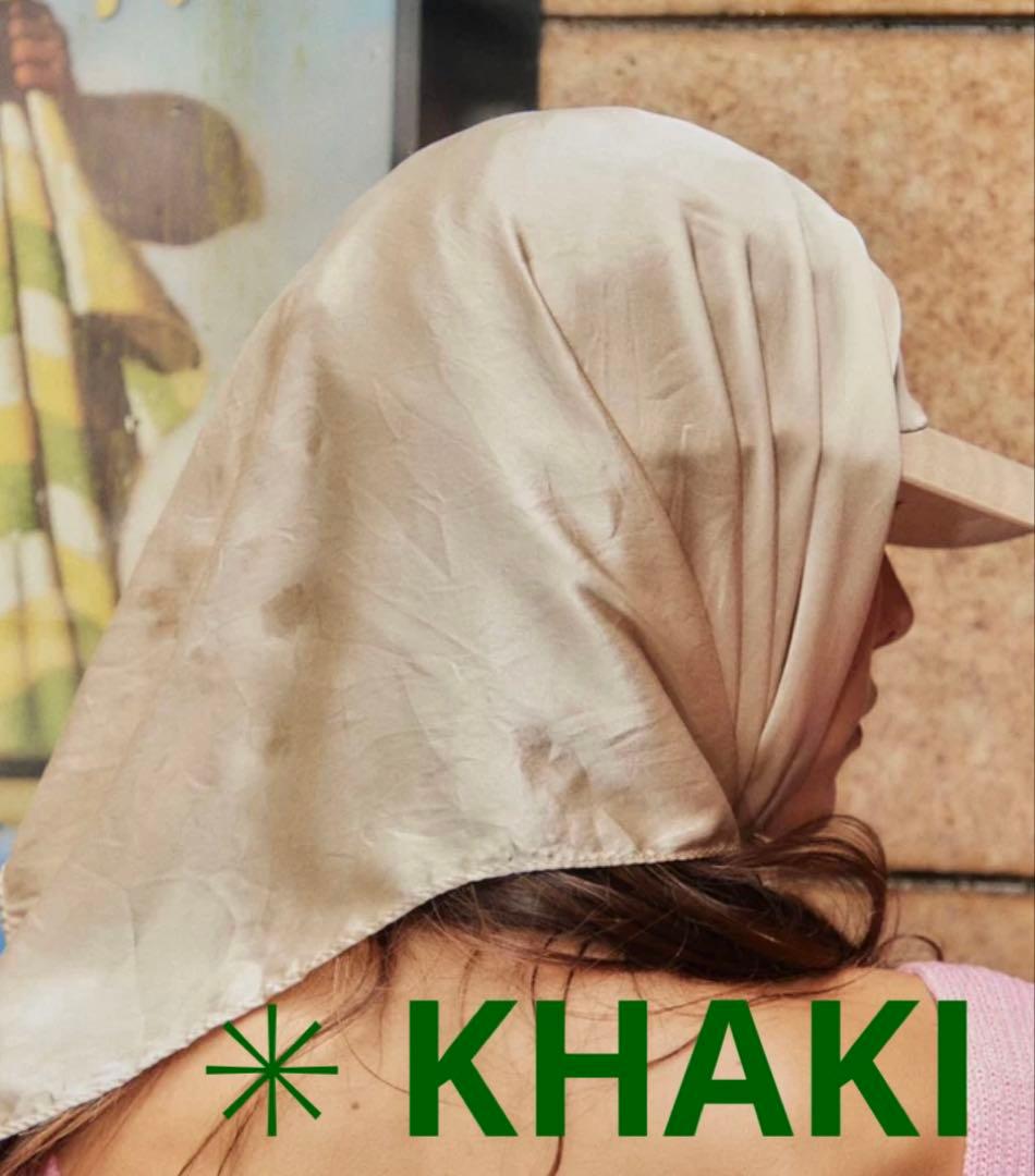 新品未使用shishikui SILK SCARFCAP 百々千晴 kijima