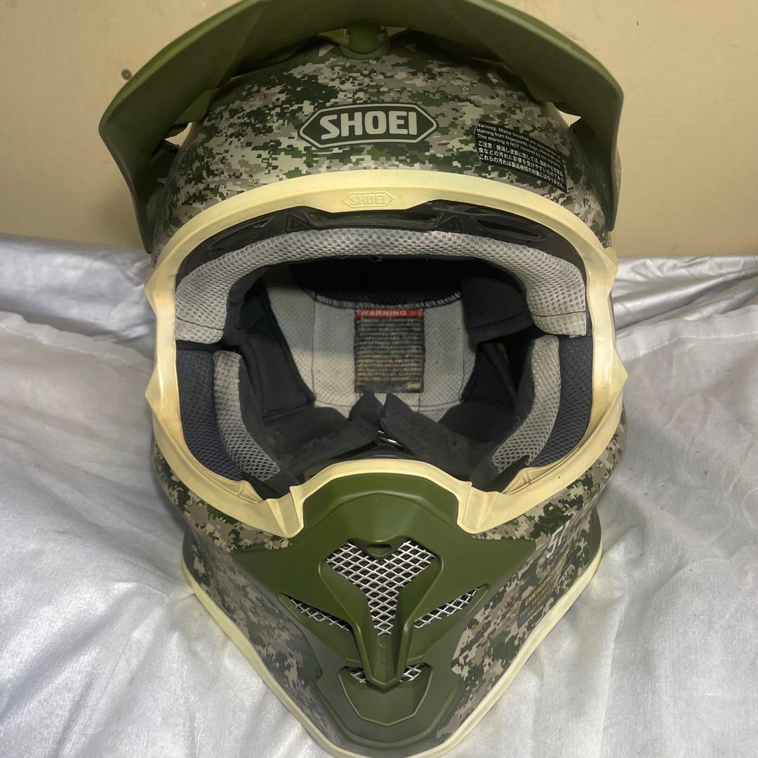 ショウエイ　VFX-W スーパー・ヒュー　迷彩カラー　2016年製造