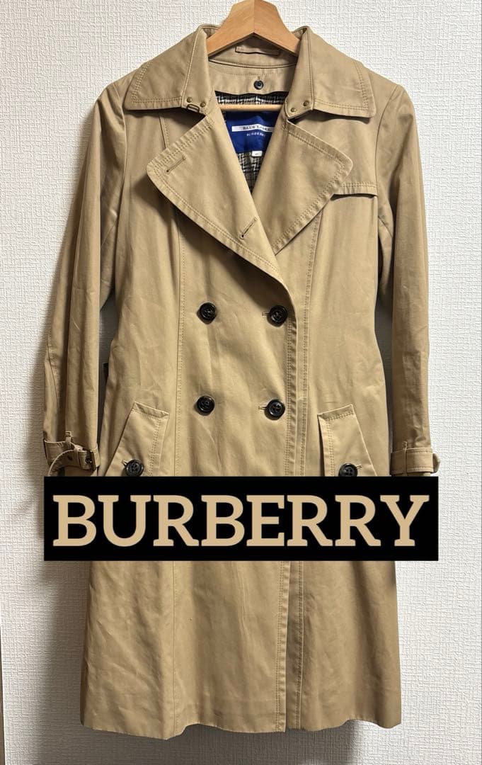 BURBERRY BLUELABEL トレンチコート ベージュ 40 レディース