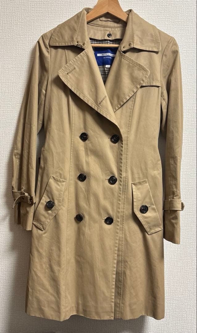 BURBERRY BLUELABEL トレンチコート ベージュ 40 レディース