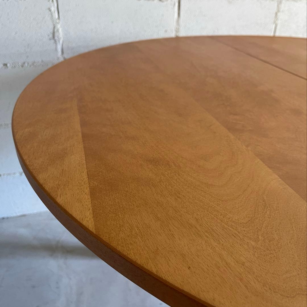 エクステンションテーブル　ラウンドテーブル　ヴィンテージ　ミッドセンチュリー