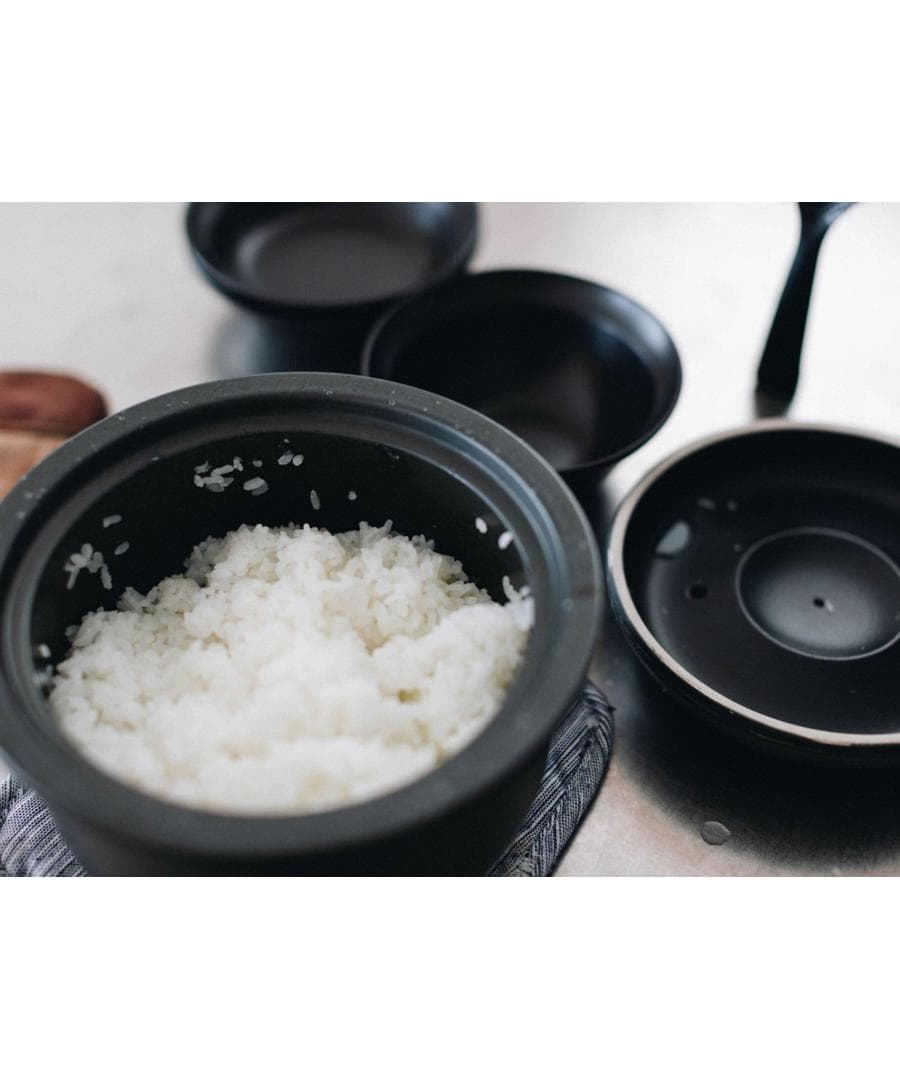 土鍋で炊き立てご飯　最高です。　土鍋膳 セット
