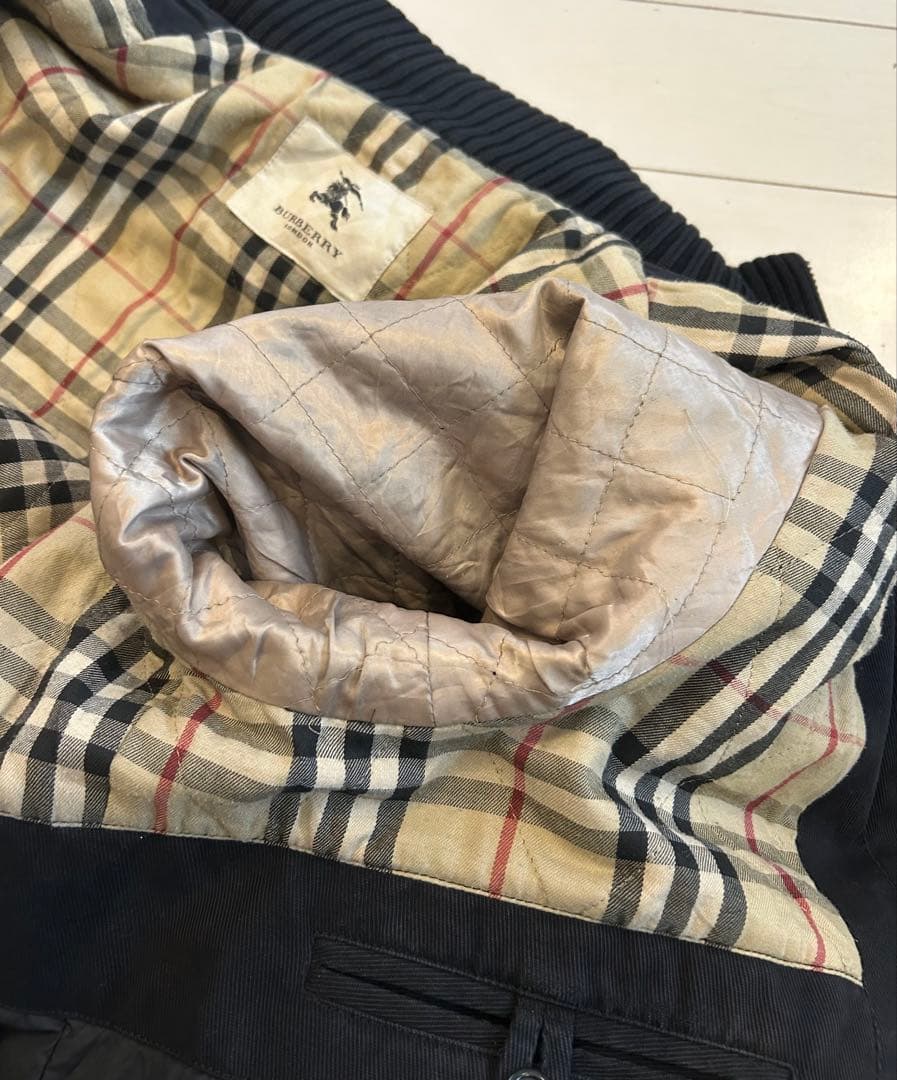 ボロの美学 BURBERRYバーバリー ステンカラーコート フェード スペイン製