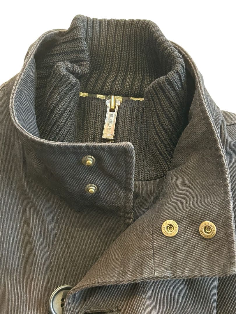 ボロの美学 BURBERRYバーバリー ステンカラーコート フェード スペイン製