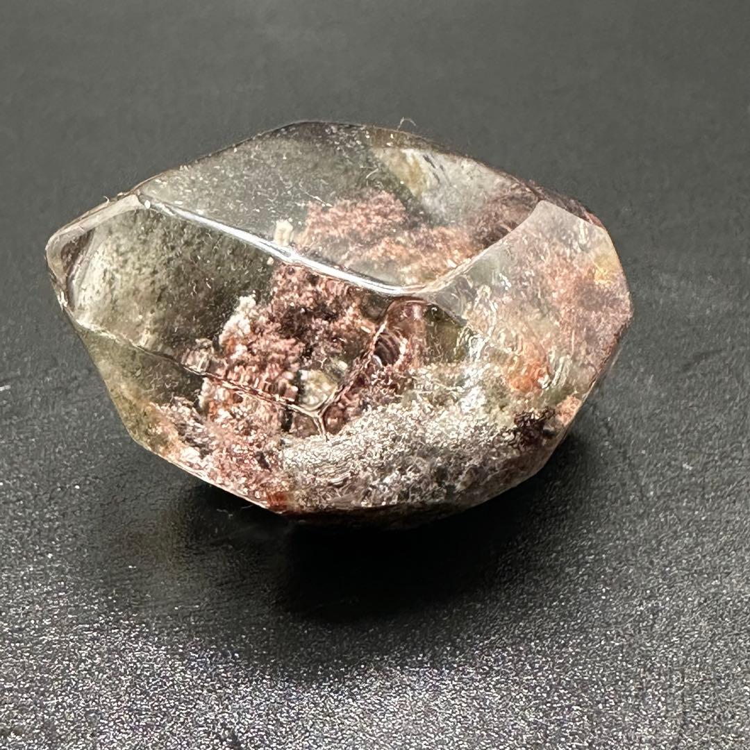 【高品質】ガーデンクォーツピンク緑白茶色四季天然石フリーカット置物花フラワー景色