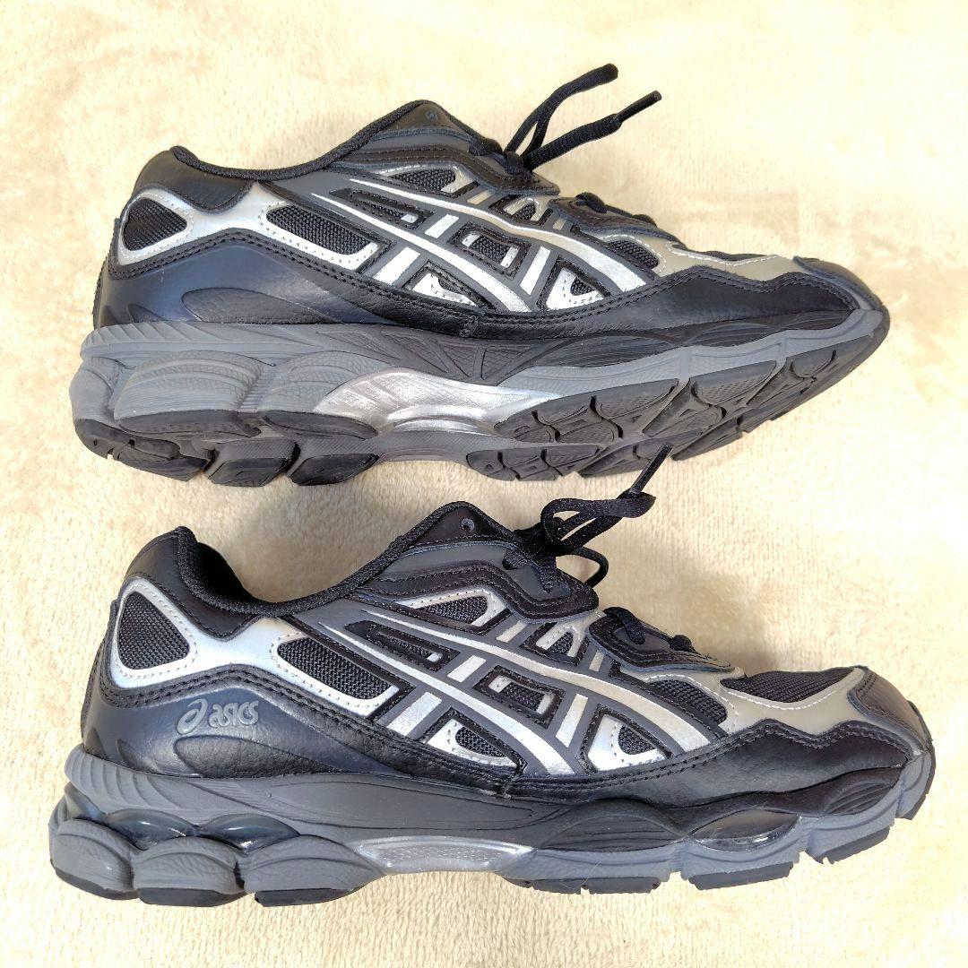 asics アシックス ゲル エヌワイシー スニーカー メンズ 黒色 27.5