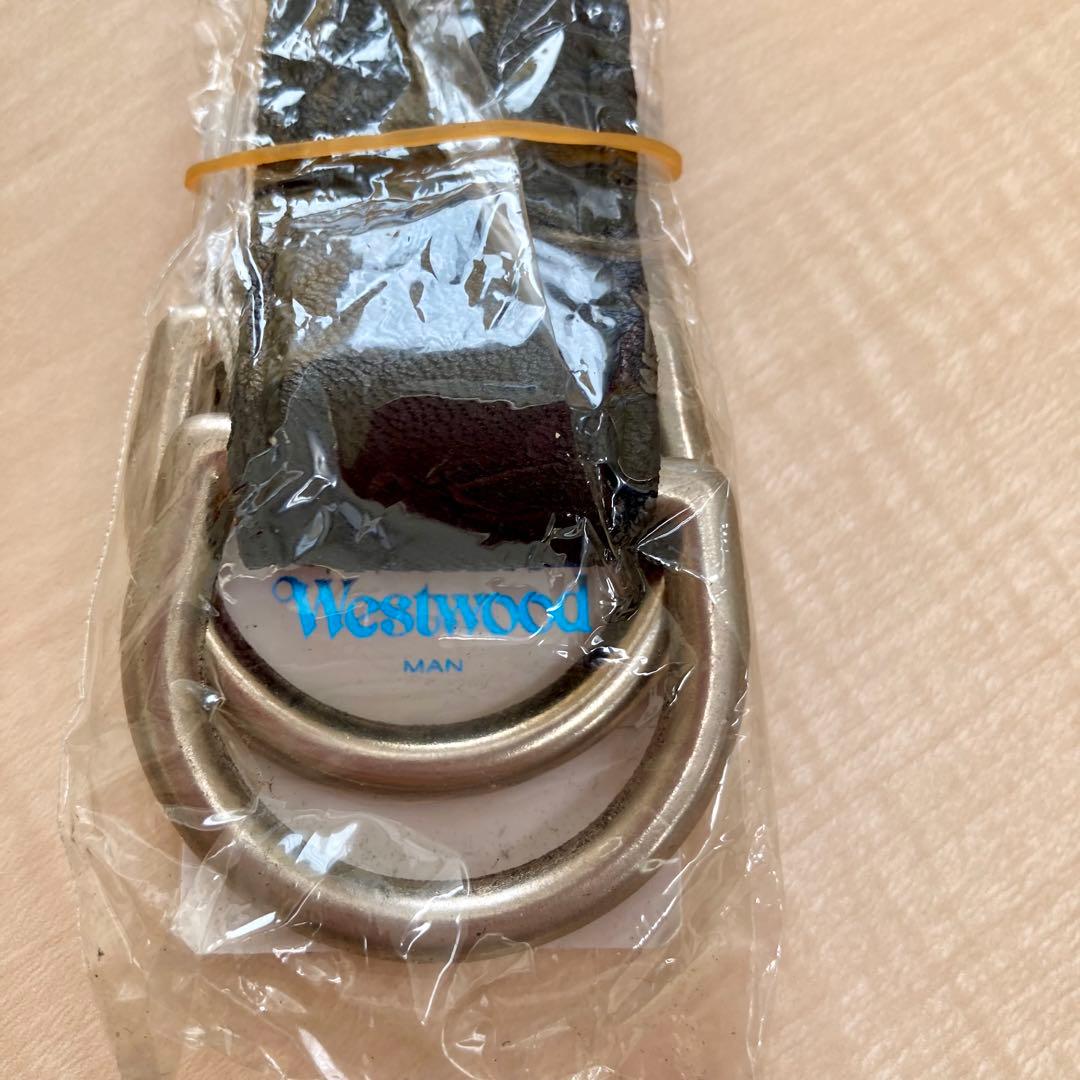 【タグ付き未使用】Vivienne Westwood ベルト 黒 金