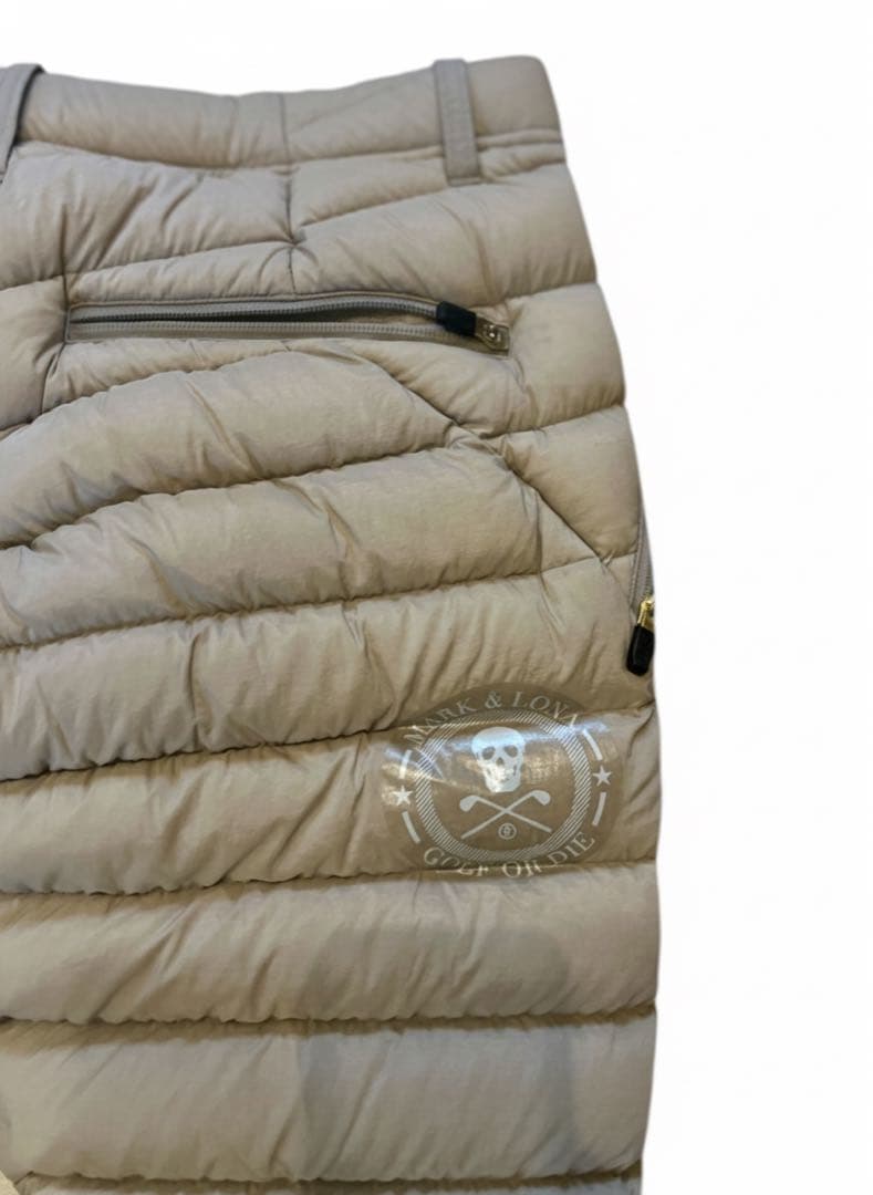 MARK & LONA ゴルフ用ダウンジャケット 上下ベージュ