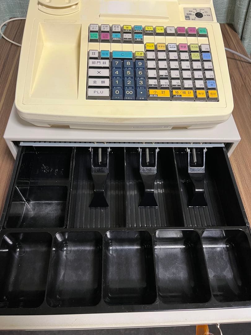 TEC MA-2055 レジスター クリーム色