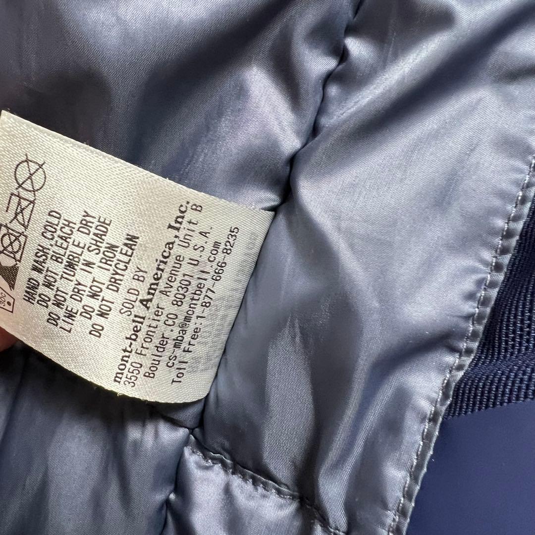 極美品　モンベル　パウダーポップパーカー　アウトドア　軽量　スキーウェア