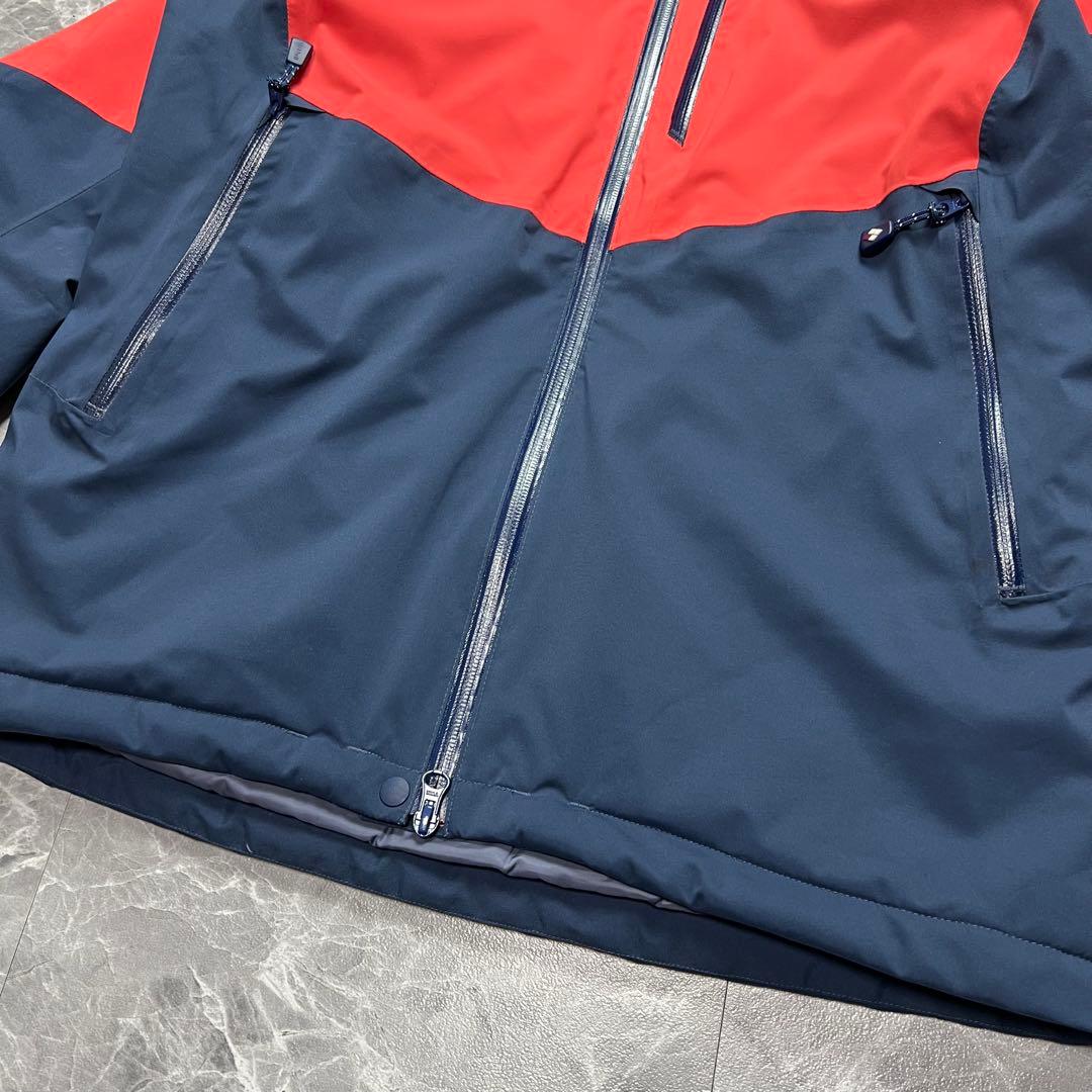極美品　モンベル　パウダーポップパーカー　アウトドア　軽量　スキーウェア