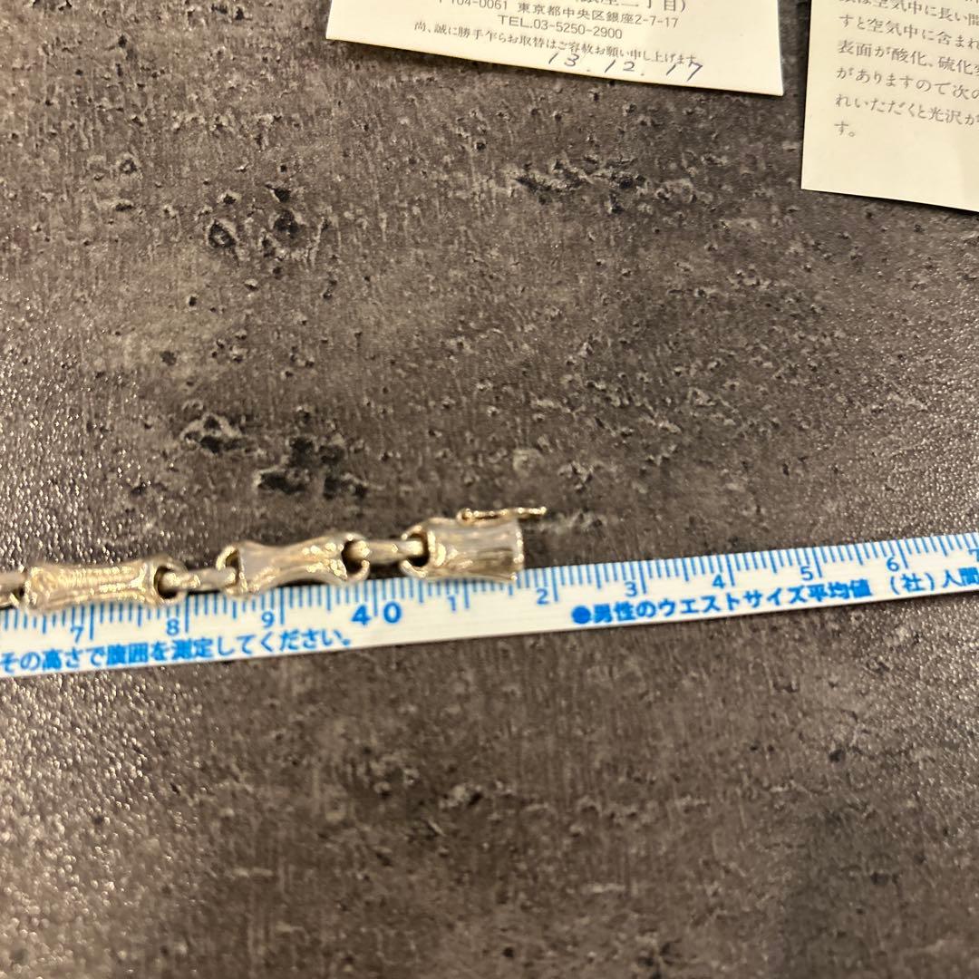 ティファニーシルバー925バンブーブレスレット