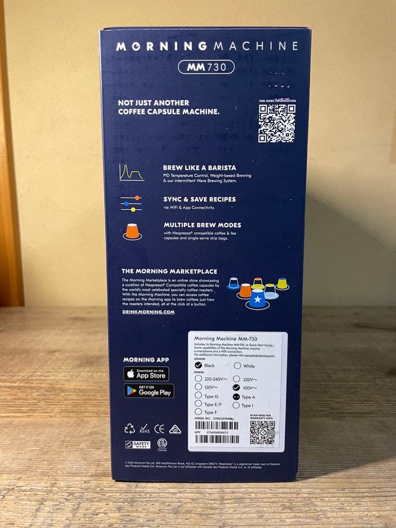 （早い者勝ち）The Morning Machine （日本語取扱説明書付き）