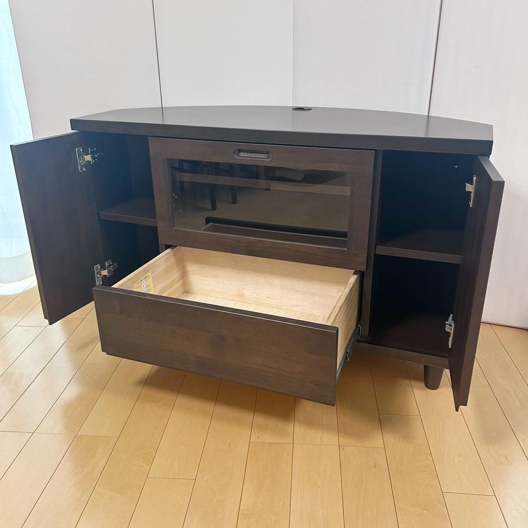 マルヨシ民芸　テレビ台　楕円　天然木　幅105 希少　丸脚　アンティーク