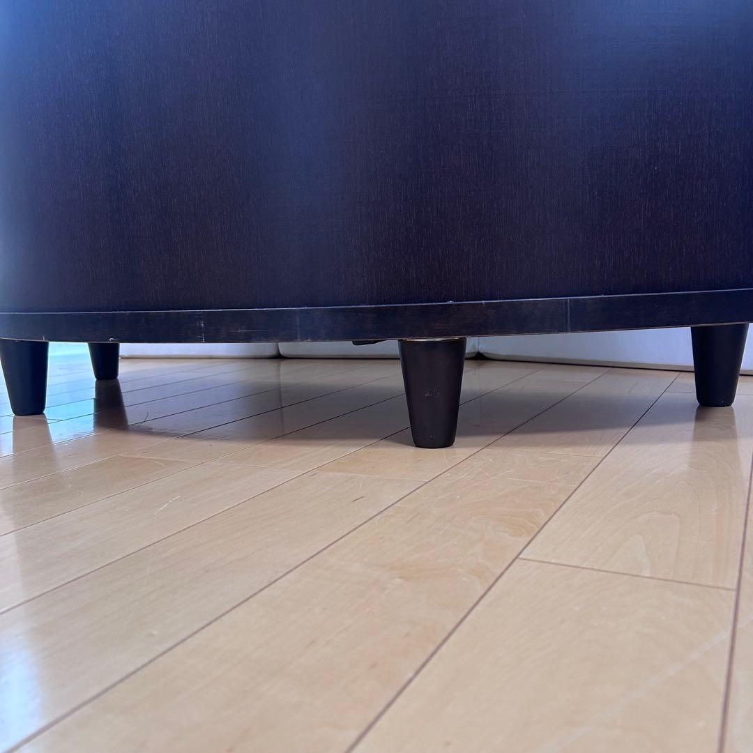 マルヨシ民芸　テレビ台　楕円　天然木　幅105 希少　丸脚　アンティーク