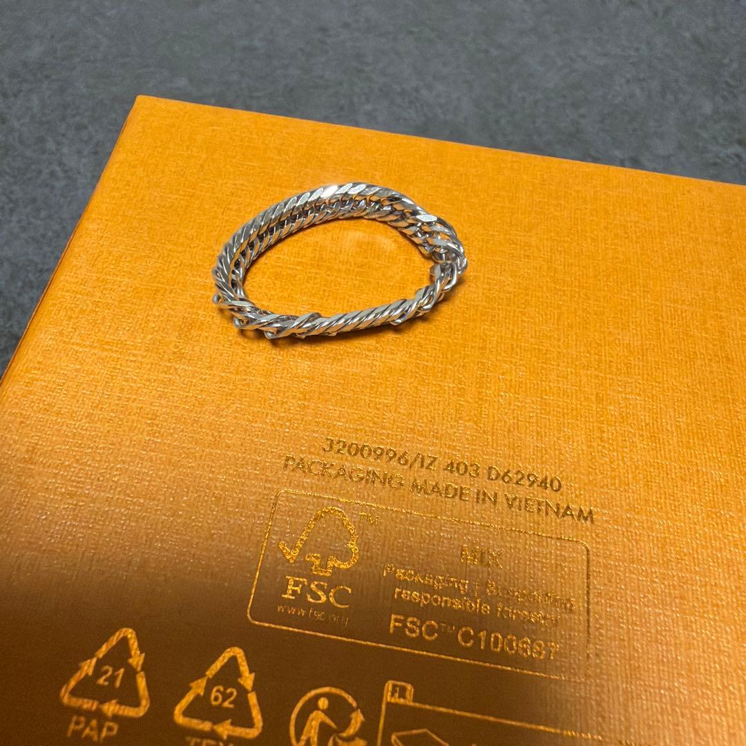 プラチナチェーンリング　21号　最安値