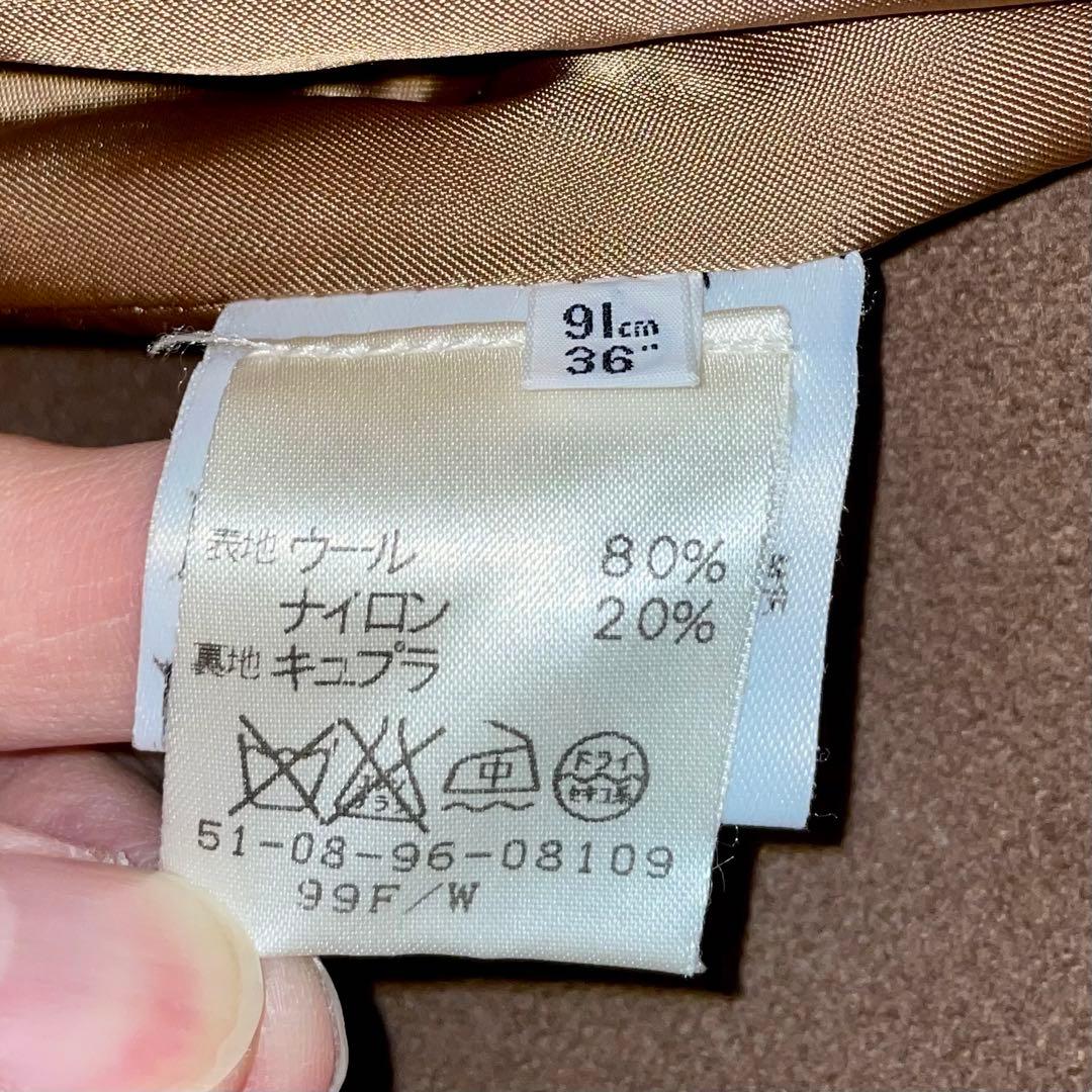 GRENFELL グレンフェル ステンカラーコート ベージュ サイズ36 英国製