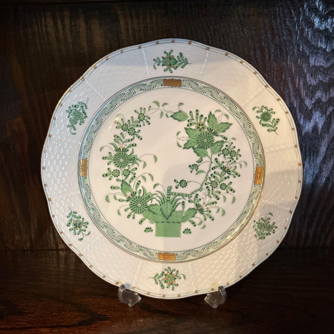 春*子様 ヘレンド　インドの華　丸プレート大