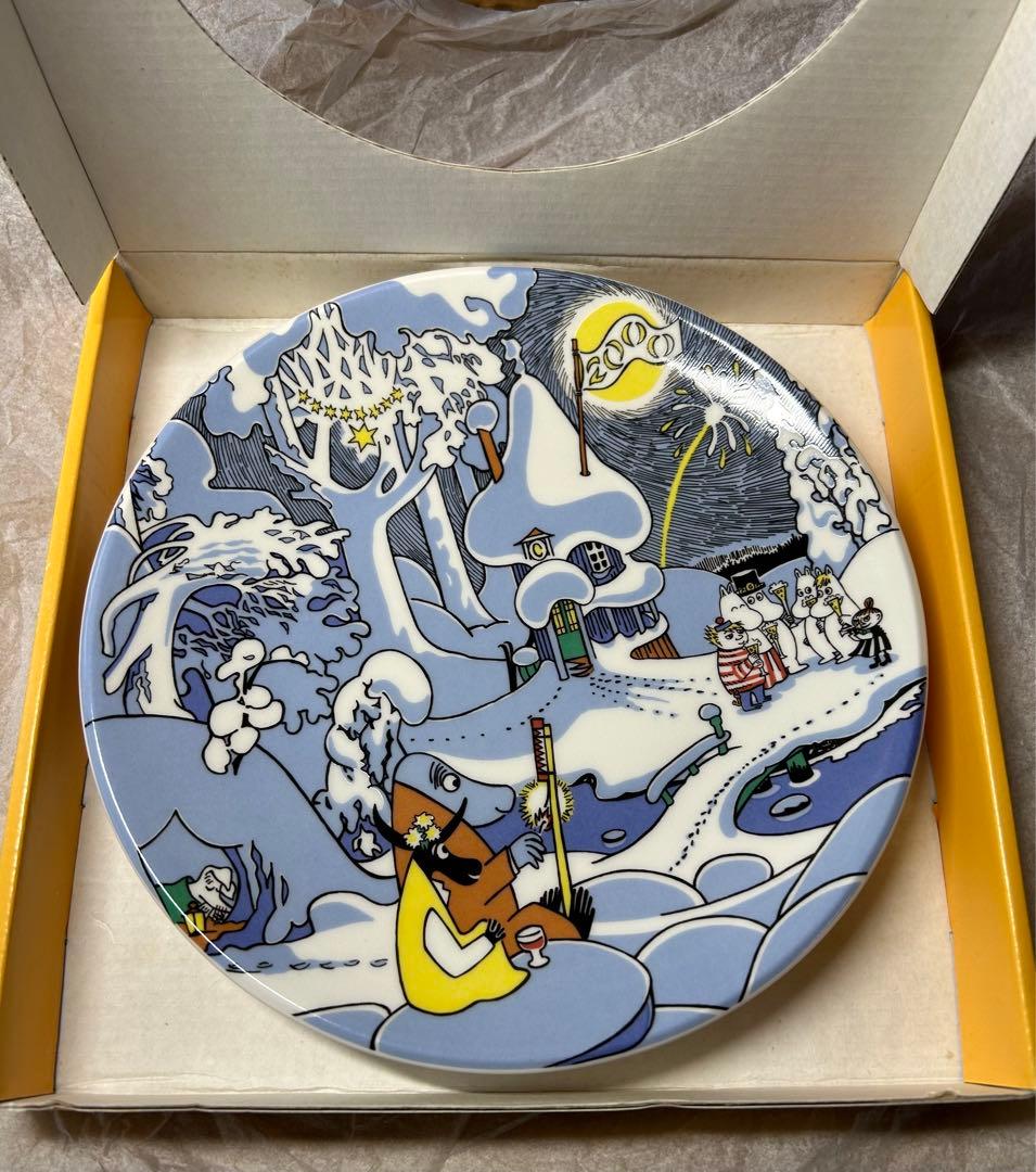 値下アラビア✴︎ムーミン ミレニアムプレート2000年限定品廃盤　新品未使用✴︎箱付