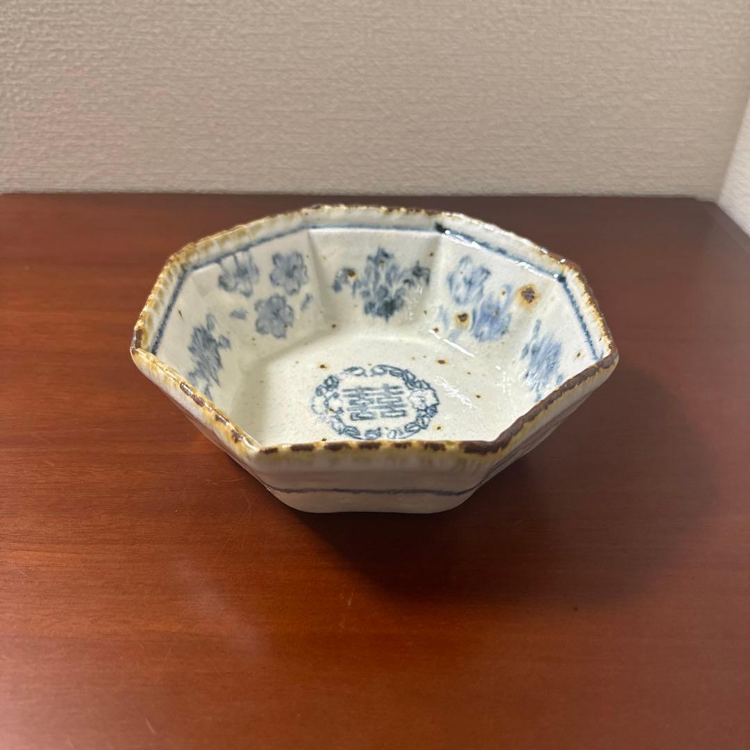 みほちゃん様【未使用】コウホ窯　市野吉記　八角鉢