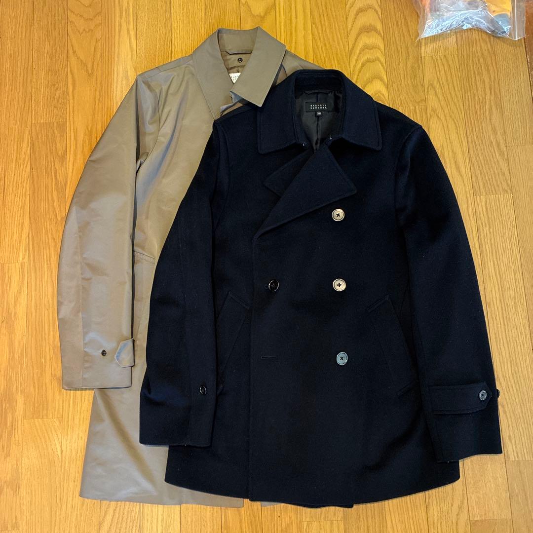 美品　バーニーズニューヨーク　ステンカラーコート&ピーコート　セット