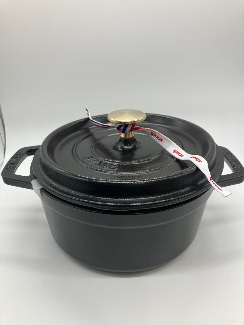 staub ストウブ ブラック 18cm ホーロー 鍋