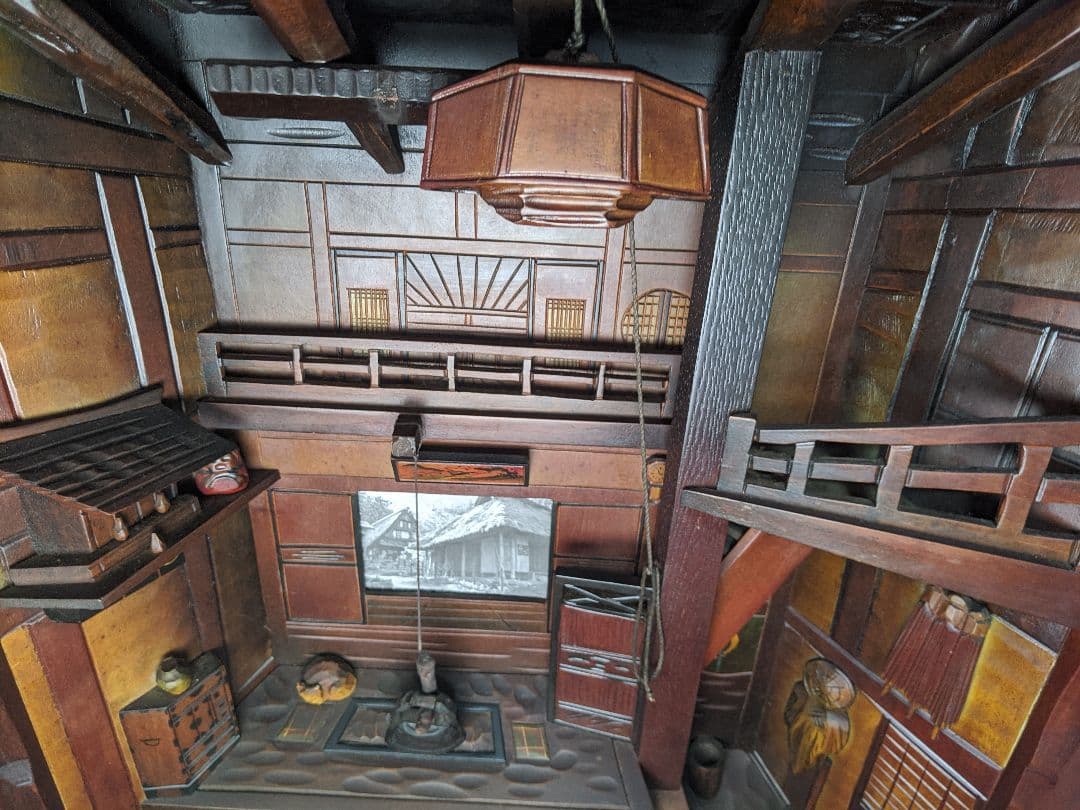 田中徳斎 古民家立体額