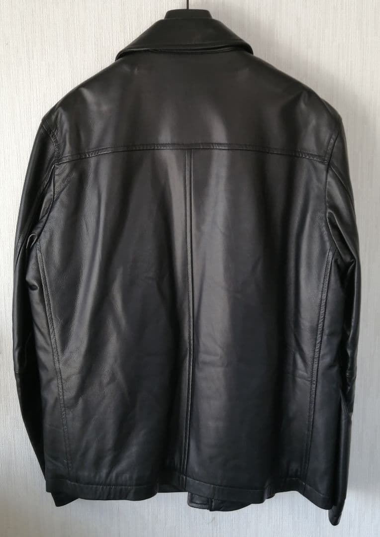 メンズ レザーブルゾン