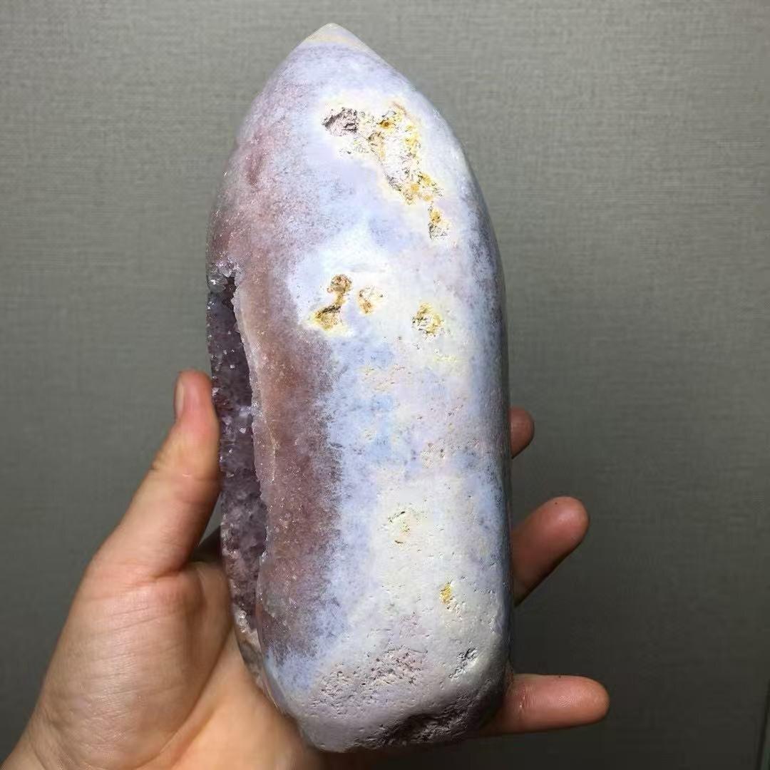 AAAAAAA級天然アゲートメノウ　瑪瑙原石B1216/YS/H19/539B