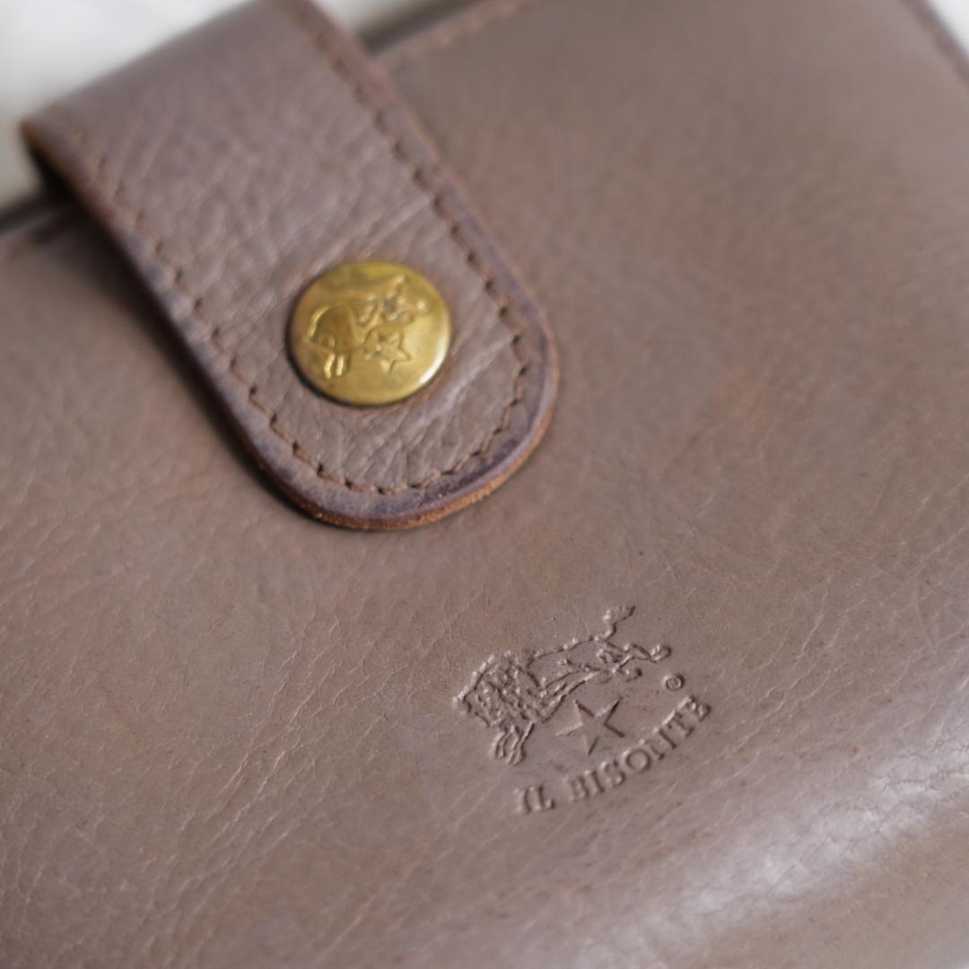 イルビゾンテIL BISONTE ラウンドファスナー　2つ折り財布　ウォレット