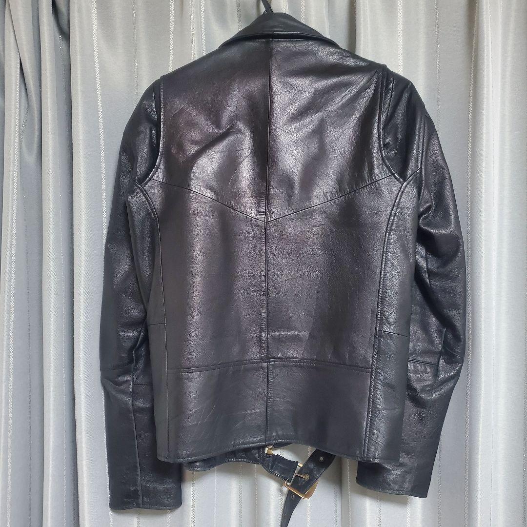 【本革】ダブルライダースジャケット