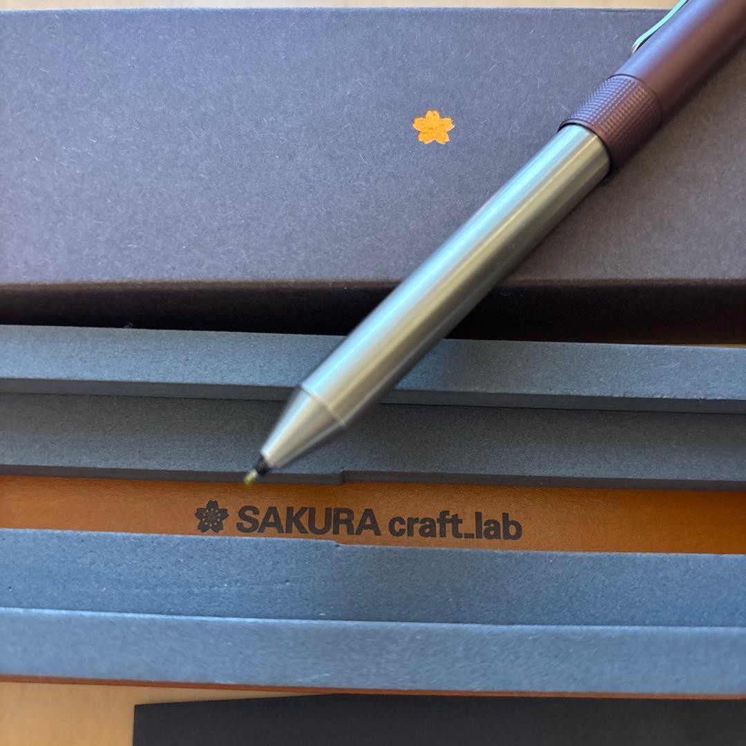 サクラクラフトラボ004 ガーネットレッド試し書きのみ