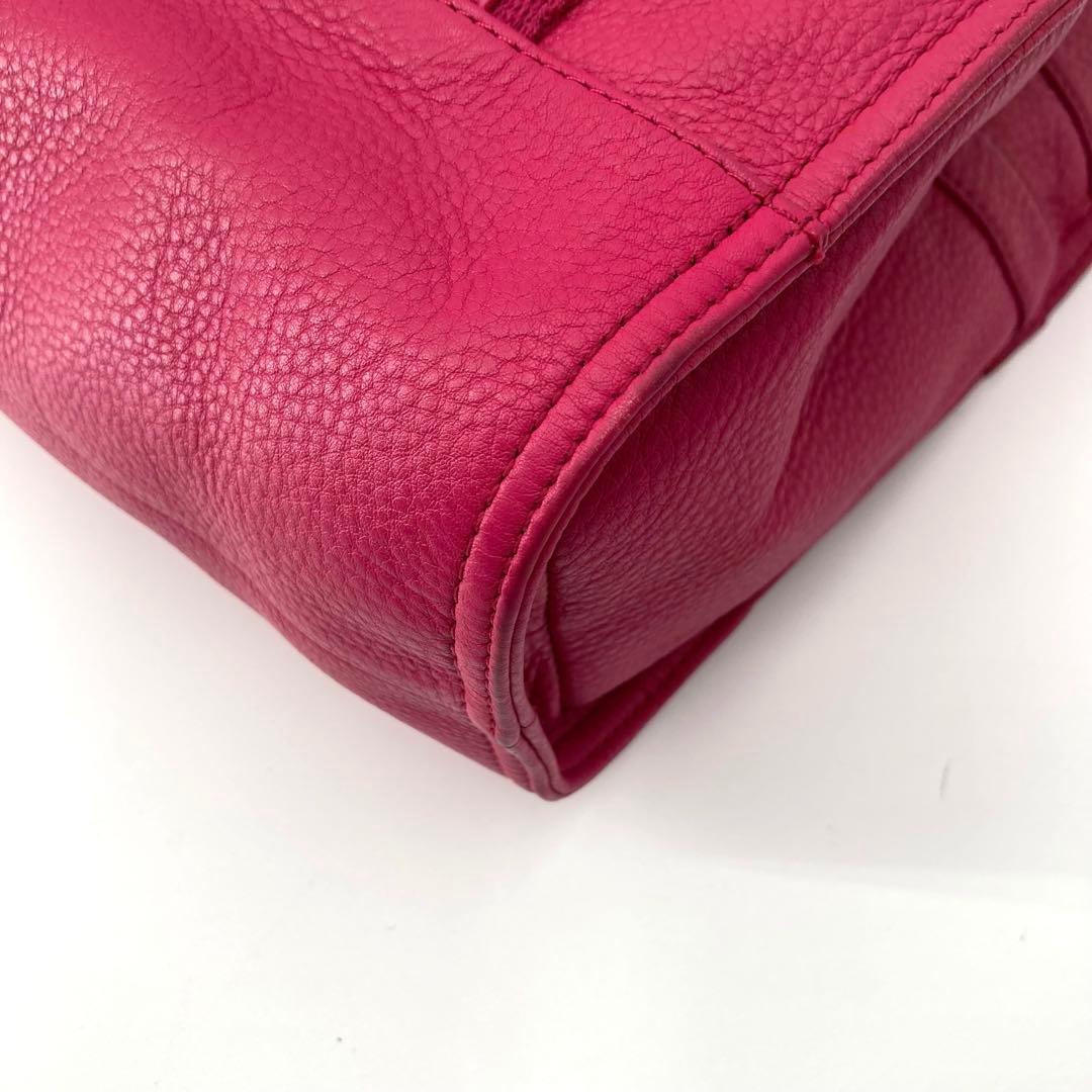 美品✨TORY BURCH トリーバーチ エラ レザー トートバッグ ピンク