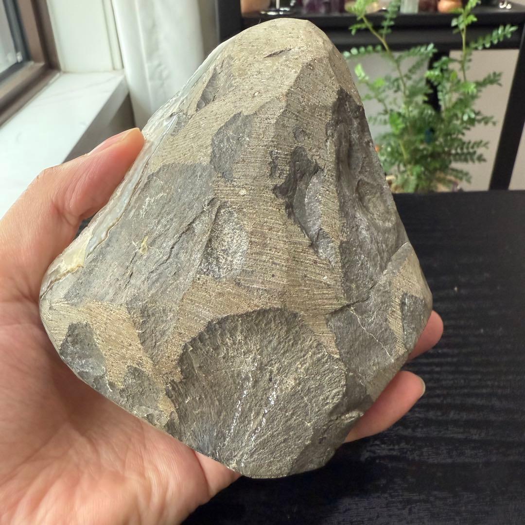 天然石シュガー瑪瑙の原石　置物　鉱物NO.092710