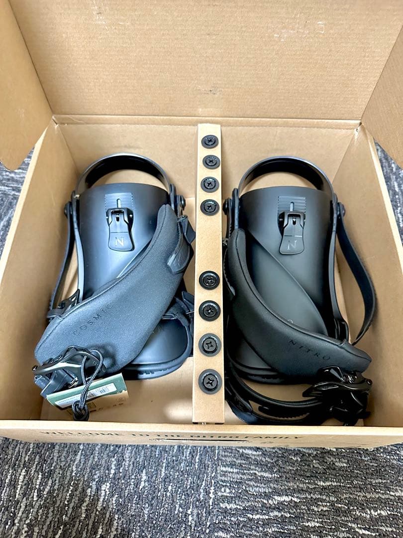 未使用　NITRO COSMIC ビンディング ブラック S/M