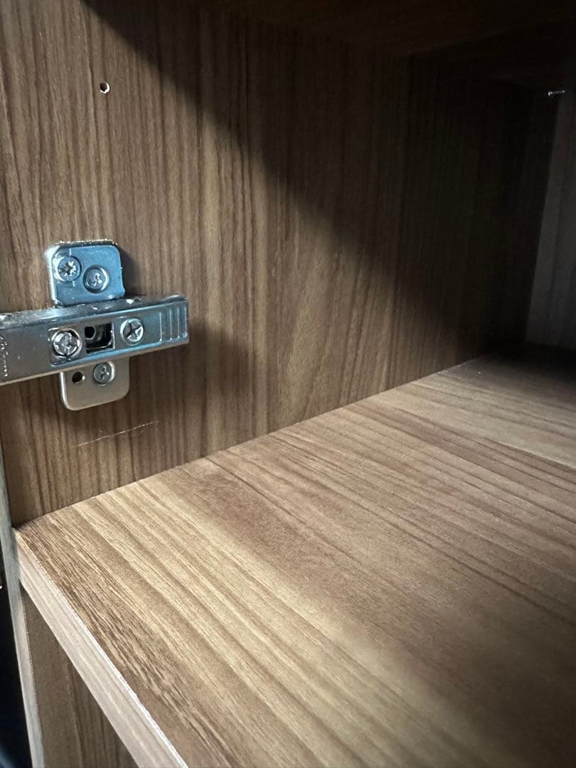 【美品】【完売品】【完成品】パモウナYC-S750R ウォールナット　食器棚