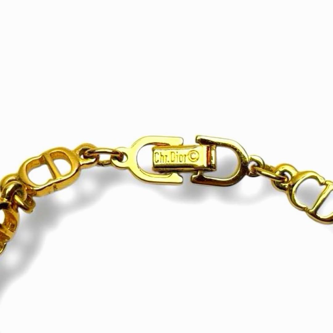 Christian Dior CDロゴ ブレスレット ゴールド ヴィンテージ