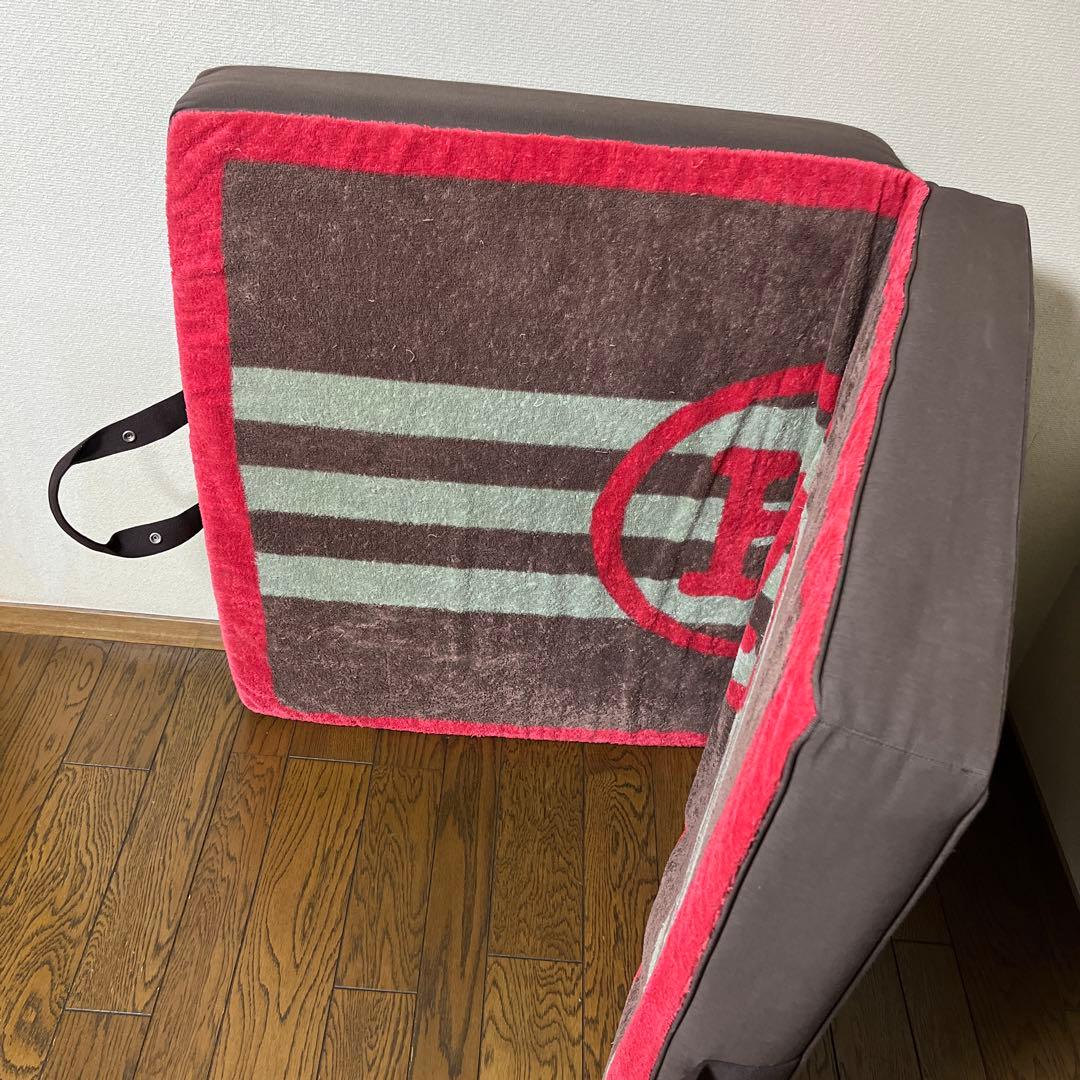 HERMES タオル生地 マットレス シングル