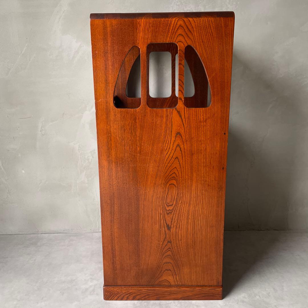 木製　欅　電話台　キャビネット　抽斗　観音開き　収納　和風　組手