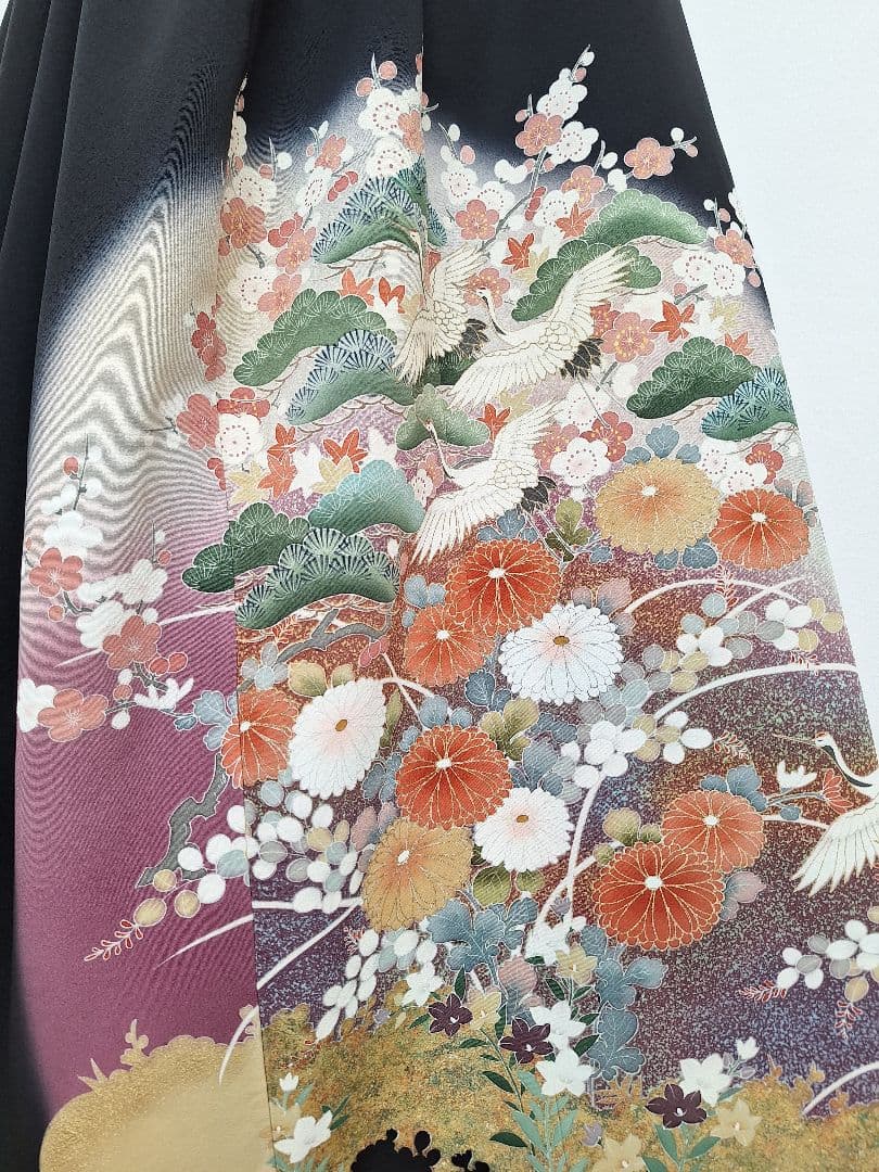 着物リメイクワンピース3637