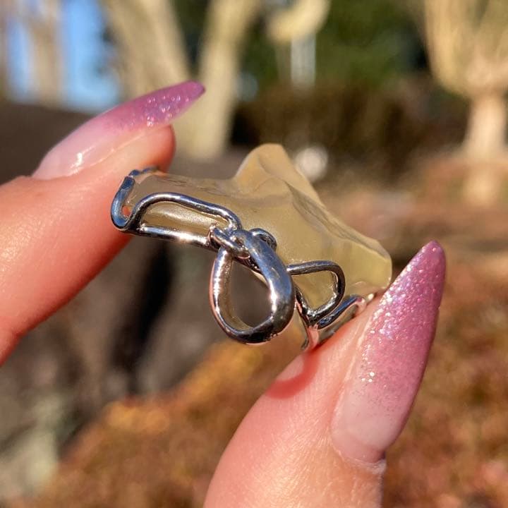 リビアングランス 原石 ペンダントトップ