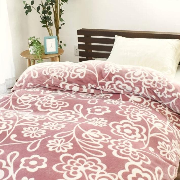 【新品】　シビラ 暖か掛布団カバー セミダブルサイズ 【コンセントリカ】ピンク