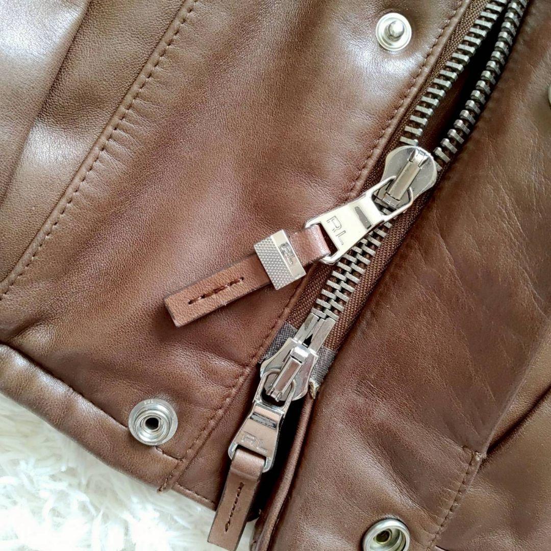 Ralph Lauren モーターサイクル ギミック M65 レザージャケット
