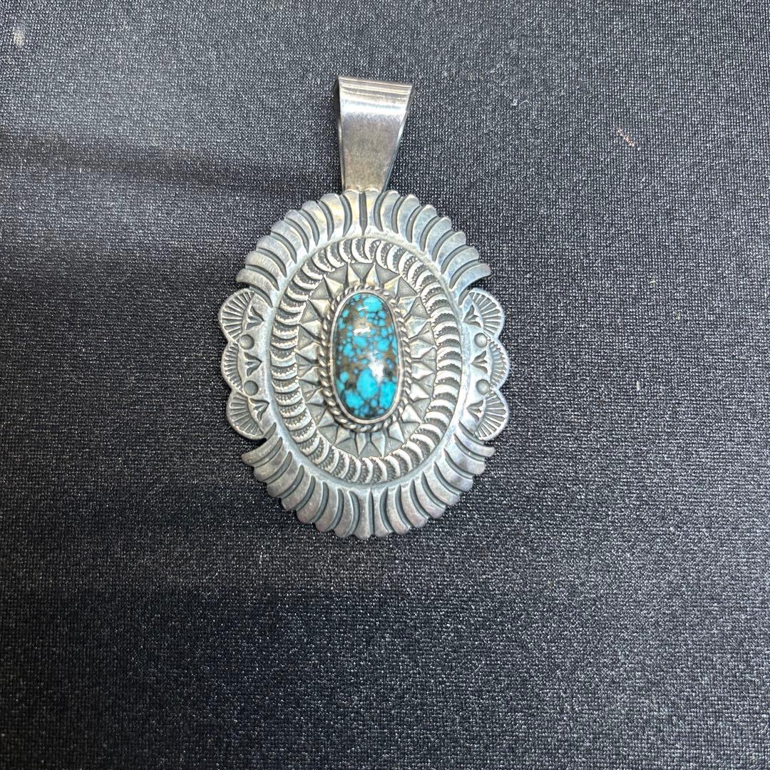 ランダーブルーターコイズ　ペンダントトップ　サンシャインリーブス