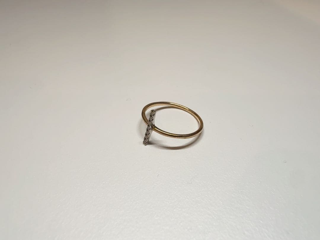 PAS TIERRA Briller k10 ベラバーダイヤモンドリング 11号