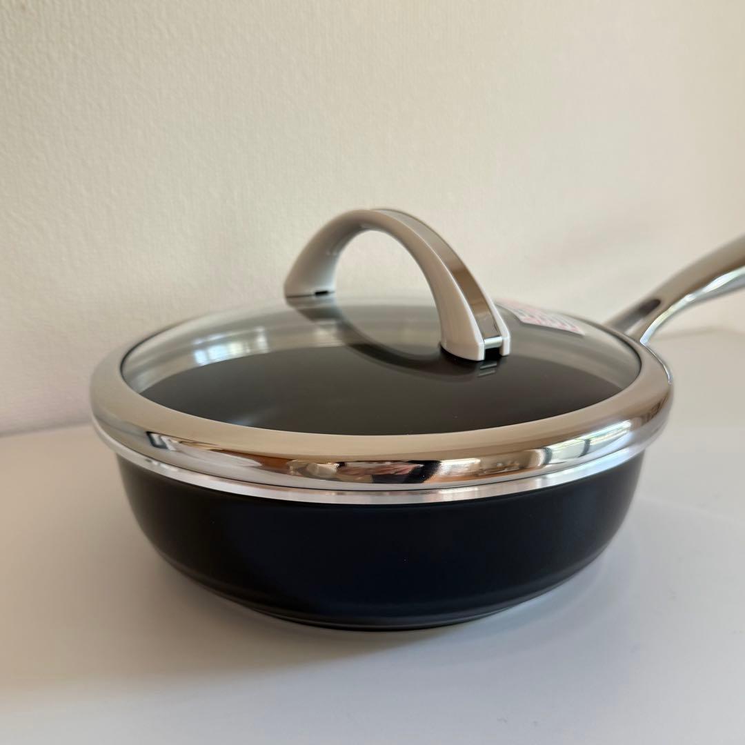 【新品】アサヒ軽金属／オールライト 22cm ブラック