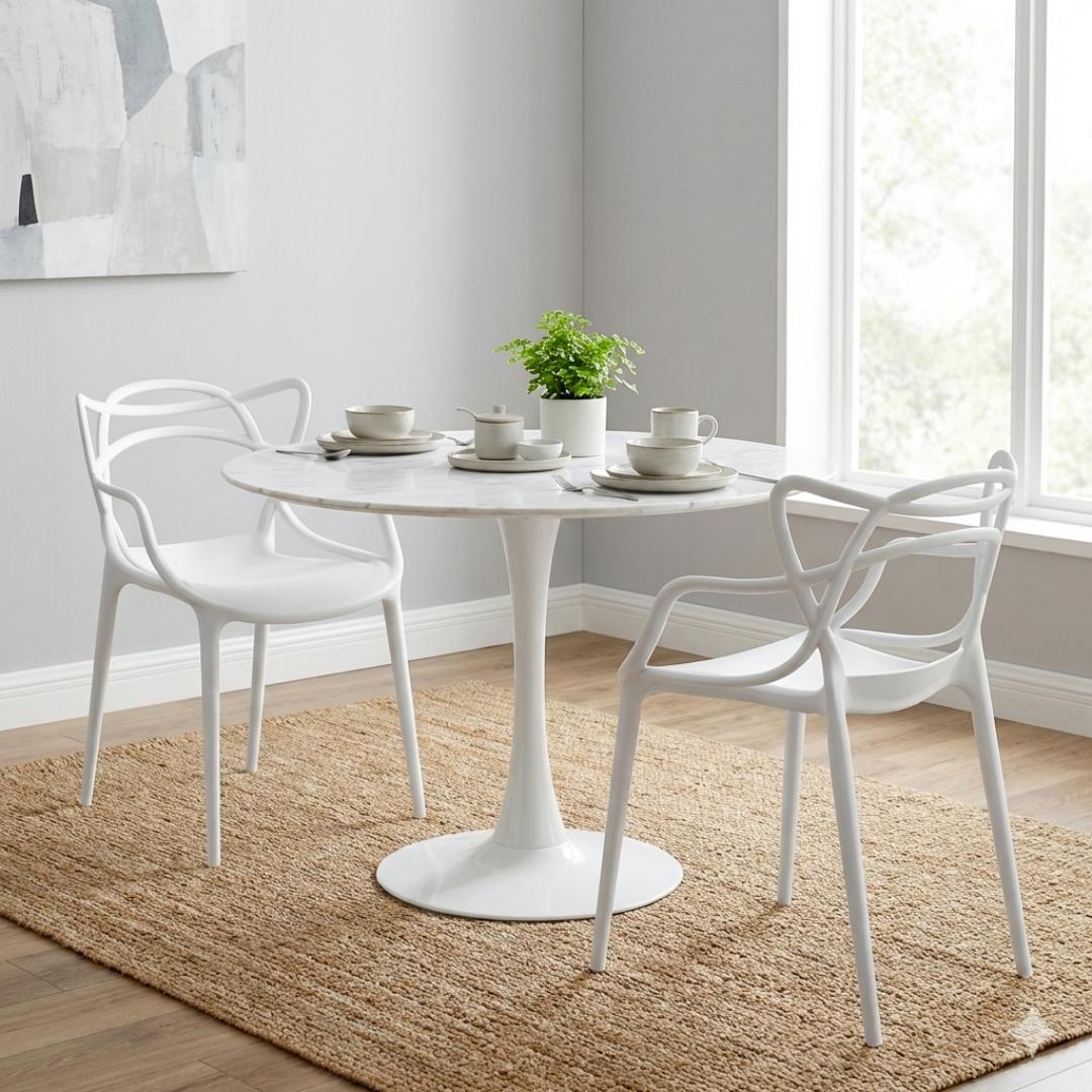 2脚セット ダイニングチェア 猫耳デザイン おしゃれ 北欧 椅子 軽量 シンプル