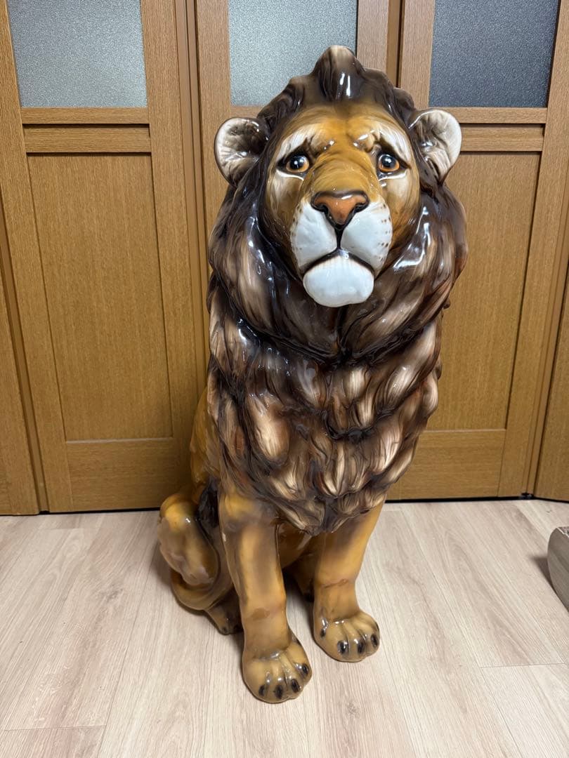 らっきーじゃっく　ライオンオブジェ